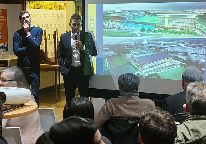 Union-CEO Philippe Bormans  gaf deze week uitleg tijdens een infosessie over het nieuwe stadionproject.