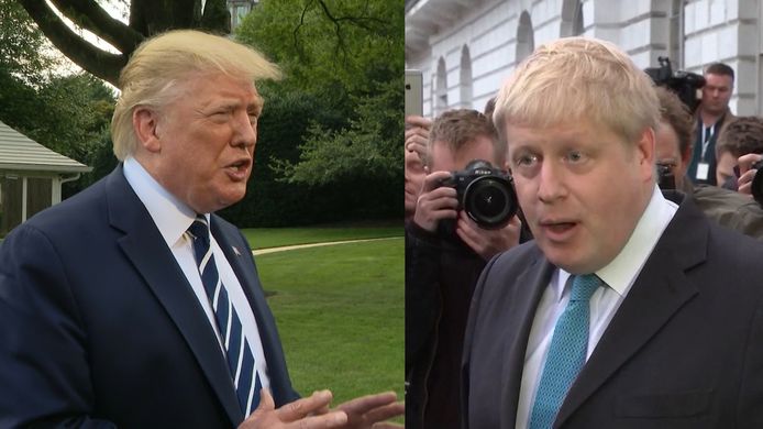 De gelijkenissen tussen Trump en Johnson