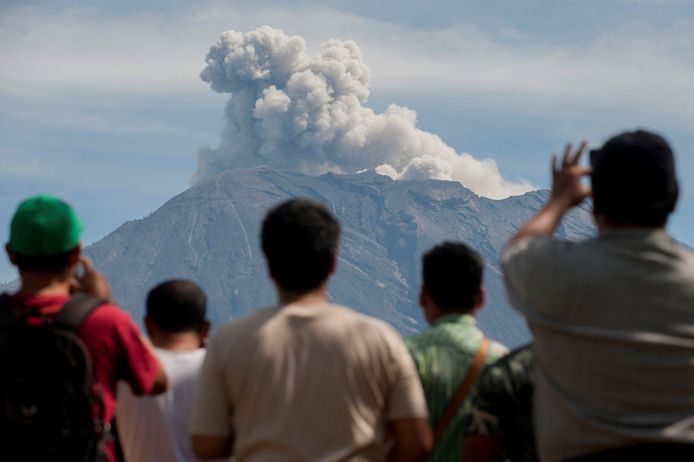 Vulkaan Agung op Bali.
