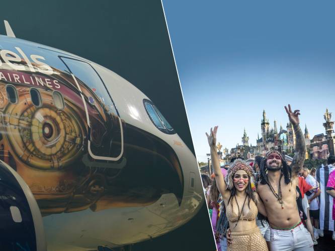 Nieuw Tomorrowland-vliegtuig volledig klaar: “15 maanden intensief aan gewerkt”