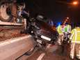 Spectaculair ongeval in Beveren: auto belandt bovenop vrachtwagen