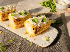 Wat Eten We Vandaag: Gegrilde maïskolven met frisse limoenmayonaise
