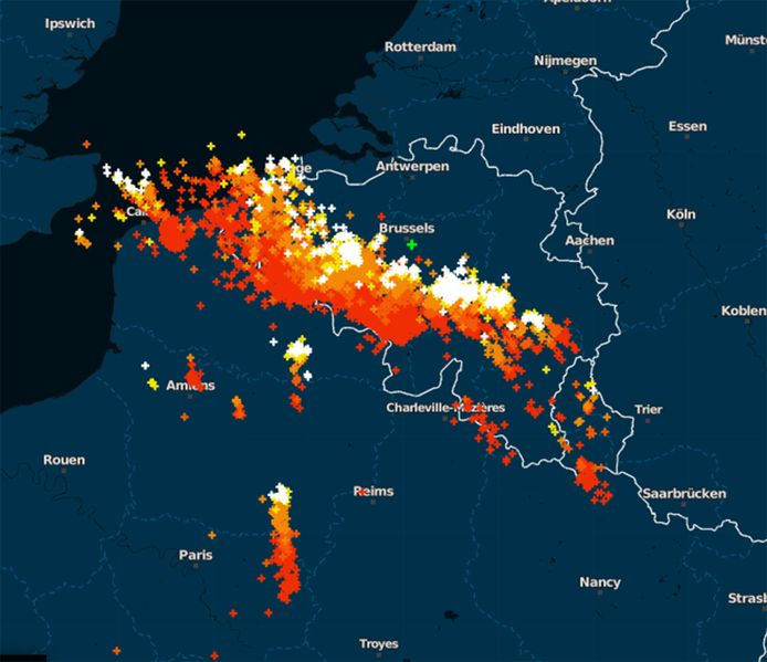Onweer Veroorzaakt Vooral Veel Wateroverlast Binnenland Hln Be