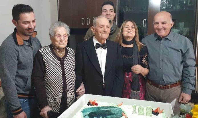 Vittorio Lai met zijn familie en vrienden