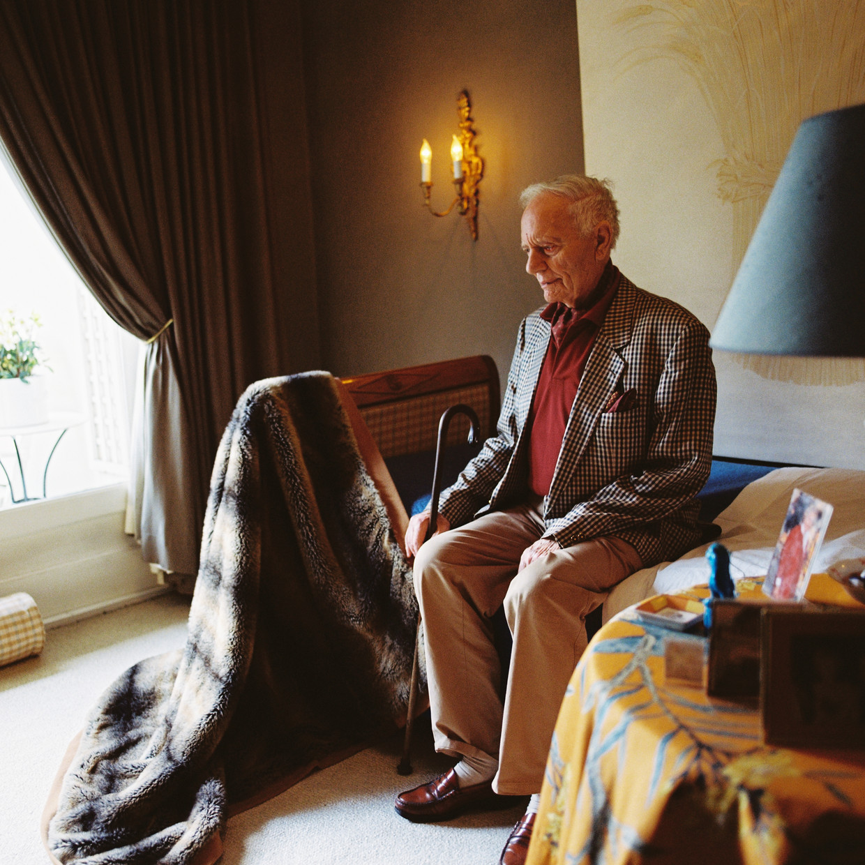 Kees Kentie in zijn Haagse appartement in januari 2020.