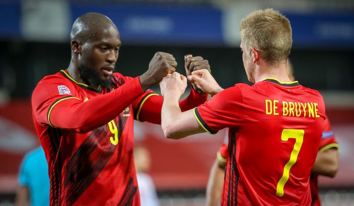 Romelu Lukaku en Kevin De Bruyne.