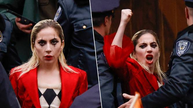 IN BEELD. Lady Gaga brengt Harley Quinn tot leven op de set van de nieuwste ‘Joker’-film