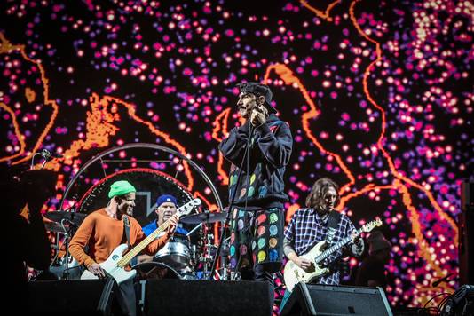 De Red Hot Chili Peppers sluiten Rock Werchter af. 