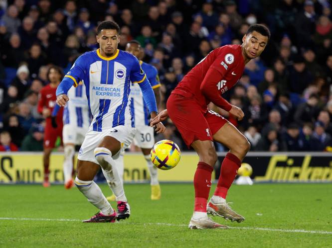Liverpool in zwaar weer na afgang in Brighton bij bleek competitiedebuut Cody Gakpo