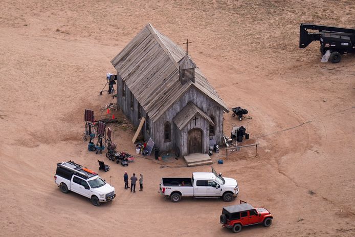 Filmlocatie Bonanza Creek Ranch in Santa Fe, waar het dodelijke schietincident plaatsvond.