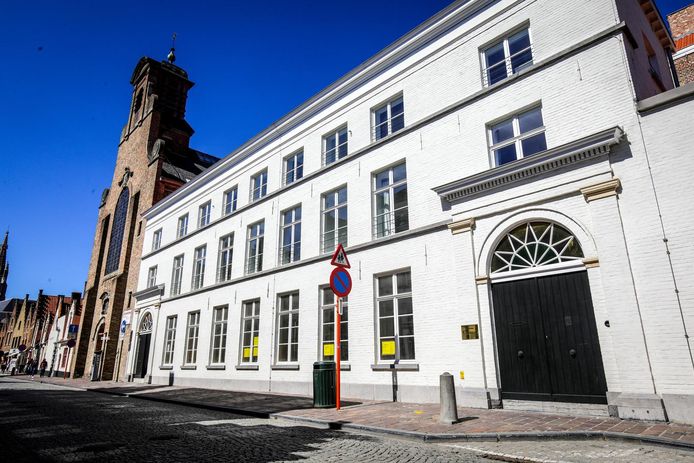 Het klooster van de zusters Redemptoristinnen, of de Rode Nonnen, in de Katelijnestraat.