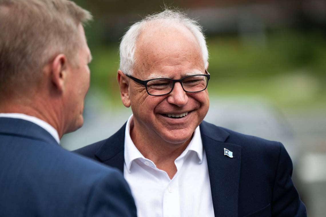 Kamala Harris kiest Tim Walz als running mate, melden Amerikaanse media