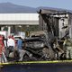 Brandende vrachtwagen rijdt in op auto’s bij tolstation in Mexico: 19 doden