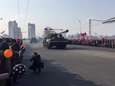 Noord-Korea houdt zich in met discrete militaire parade op vooravond van Olympische Spelen