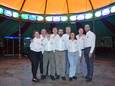 Carnavalsgroep ‘De Foesjelieers’ in de spiegeltent in Ninove.