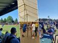 Het was genieten voor de enkele honderden supporters die een kijkje kwamen nemen op de U13Cup.