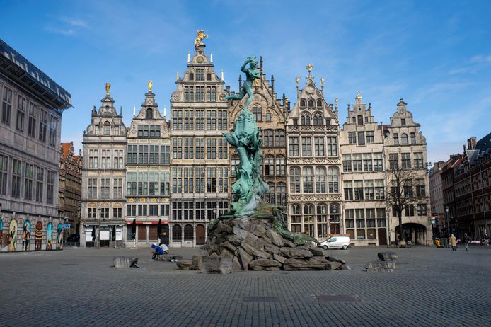 De Grote Markt in Antwerpen.
