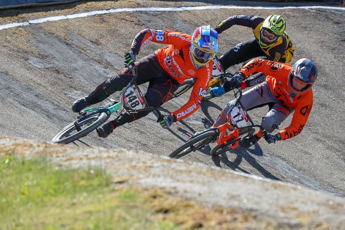 BMX Wereldbeker Supercross: Papendal Worldcup BMX supercross Papendal. (148) Twan van Gendt