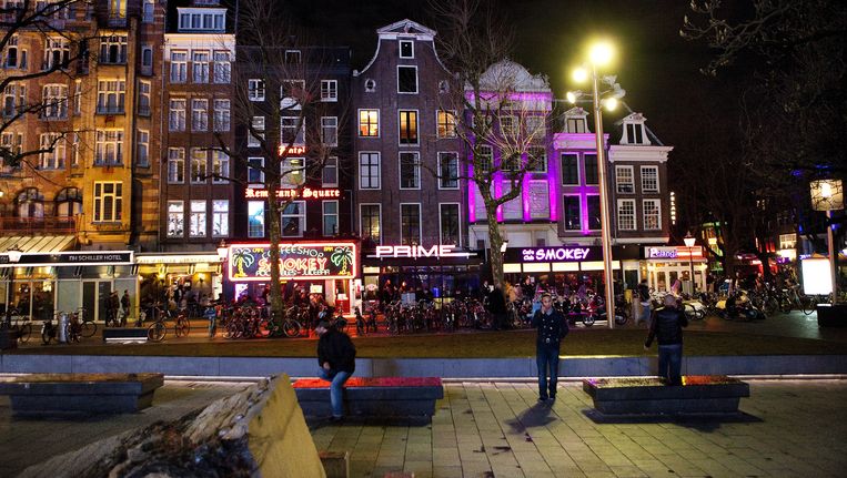 Het Amsterdamse Rembrandtplein. © ANP Beeld anp
