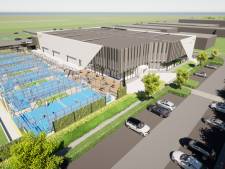 Een muur van liefst zeven meter hoog moet geluidsoverlast van nieuwe padelbanen Reeshof temmen