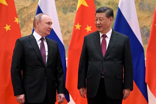Vladimir Poetin en Xi Jinping