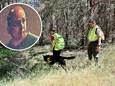 Leden van het Veteranen Search Team zoeken met een speurhond in de bossen bij Overloon naar de vermiste Twan (inzet). De politie heeft een foto van de man verspreid.