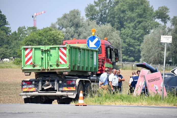 Het ongeval gebeurde op het kruispunt van de Dronckaertstraat met de N58 in Lauwe, op de grens met Rekkem.