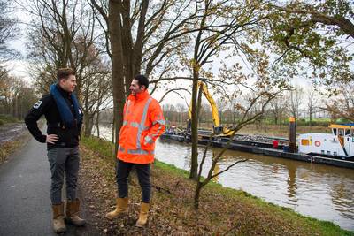 Bodemslijtage is niet raar en er is geen gevaar, maar het Markkanaal krijgt wel extra steenbestortin