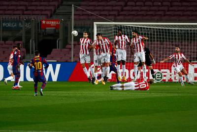 Griezmann bezorgt Barça de zege tegen Bilbao, Messi schildert vrije trap héérlijk binnen