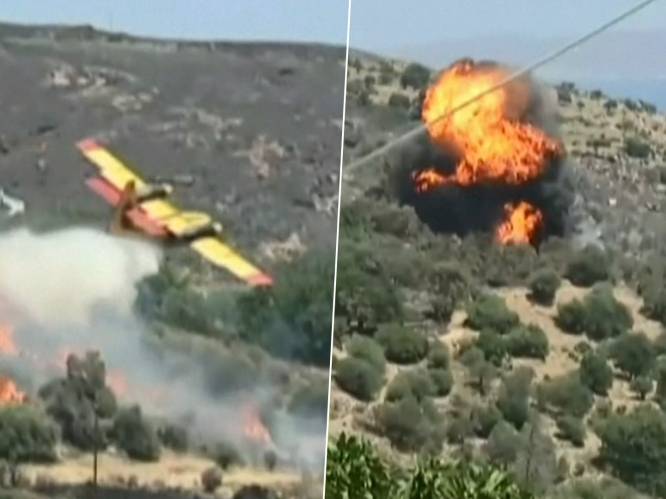 “Ze maakten geen schijn van kans”: piloten van neergestort blusvliegtuig in Griekenland dood teruggevonden