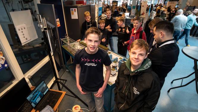 Technische industrie komt solliciteren bij scholieren in Oldenzaal: ‘Stilzitten is niks voor mij’