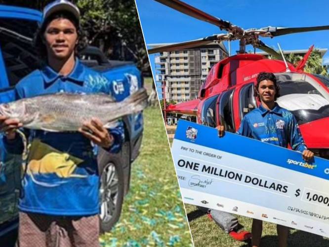‘Nu kan ik kopen wat ik wil’: Australische tiener (19) gaat vissen en wint ruim 600.000 euro