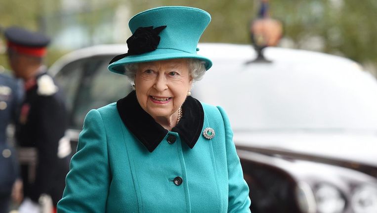 Britse vorstin Elizabeth begin november tijdens de opening van een onderzoekscentrum in Londen Beeld epa