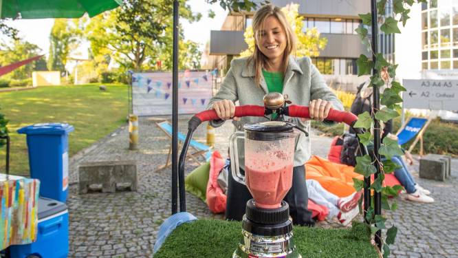Week van de mobiliteit (en de doe-het-zelver): “Gratis smoothies voor fietsende Odisee-studenten”
