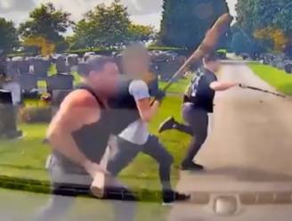 Hallucinant gevecht met messen en knuppels op kerkhof
