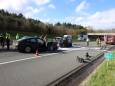 Flinke vertraging op A50 richting Oss door ravage bij Son en Breugel, één voertuig in brand