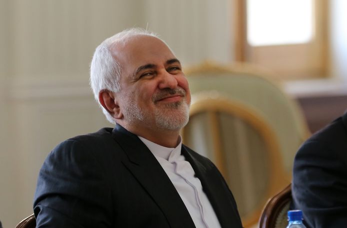 De Iraanse minister van Buitenlandse Zaken Javad Zarif in Teheran (03/02/2020)