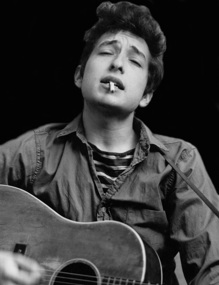 Bob Dylan in 1962, een jaar voor de 'donkere dag in Dallas'. Beeld Michael Ochs Archives/Getty