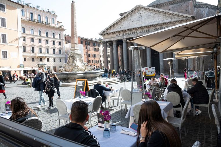 Piazza Navona in Rome. Beeld EPA