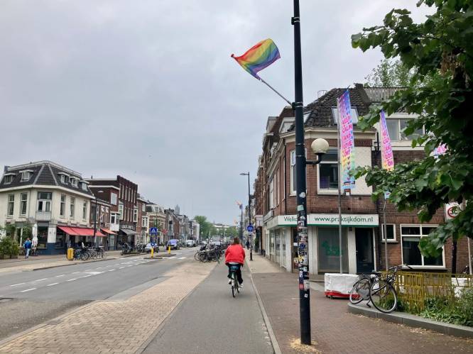 Aha! Daarom hangt de hele Amsterdamsestraatweg vol met regenboogvlaggen