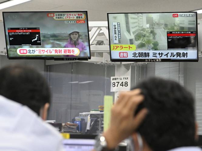 Noord-Koreaanse raket doet alarm in Seoel en Japan afgaan, maar is volgens Pyongyang “in zee gestort”
