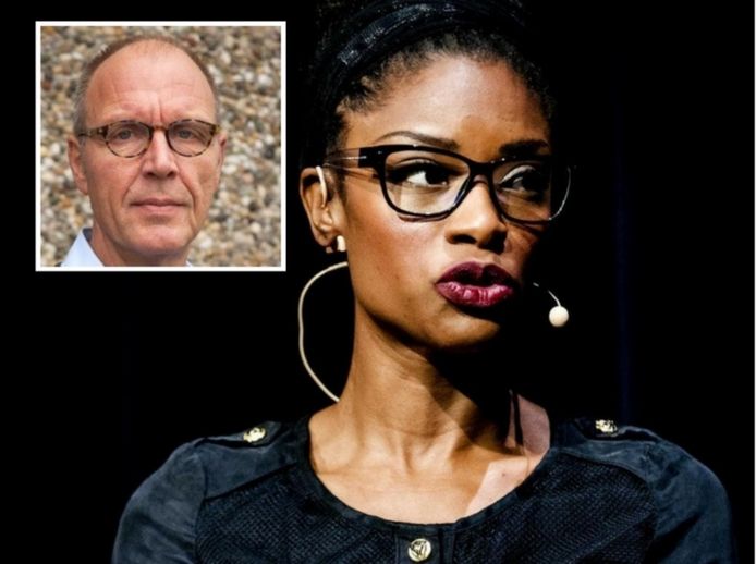 Sylvana Simons werkt volgens Antek Olszanowski (inzet) verwarring in de hand met keus van de naam voor haar partij. Foto: ANP / Inzet: LinkedIn