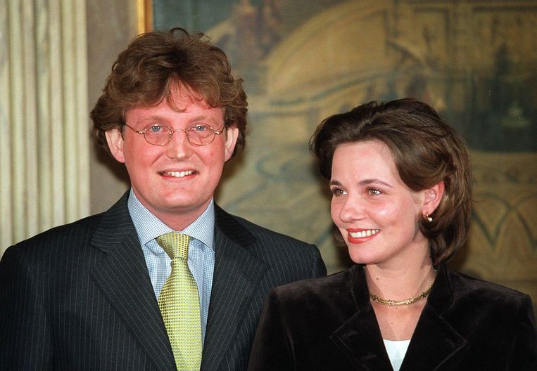 Verlovingsaankondiging prins Bernhard jr, en Annette Sekreve, 11 maart 2000. Beeld ANP /  ANP