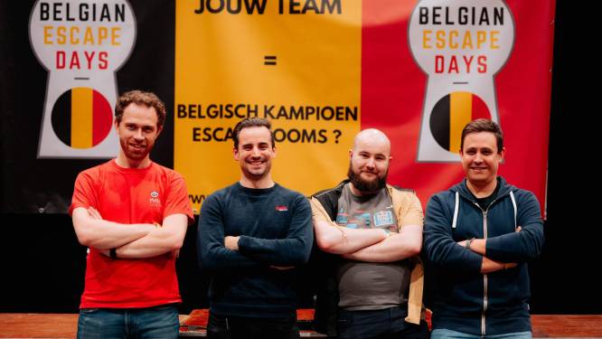 Lokeraar Tobias Van Bladel kroont zich tot Belgisch kampioen ‘Escape Rooms’