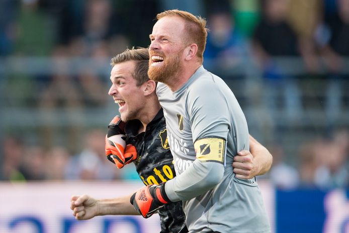 Mats Seuntjens en Jelle ten Rouwelaar kunnen het goed met elkaar vinden.