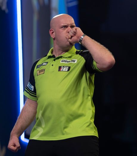 Michael van Gerwen via Spanjaard naar achtste finales German Darts Championship