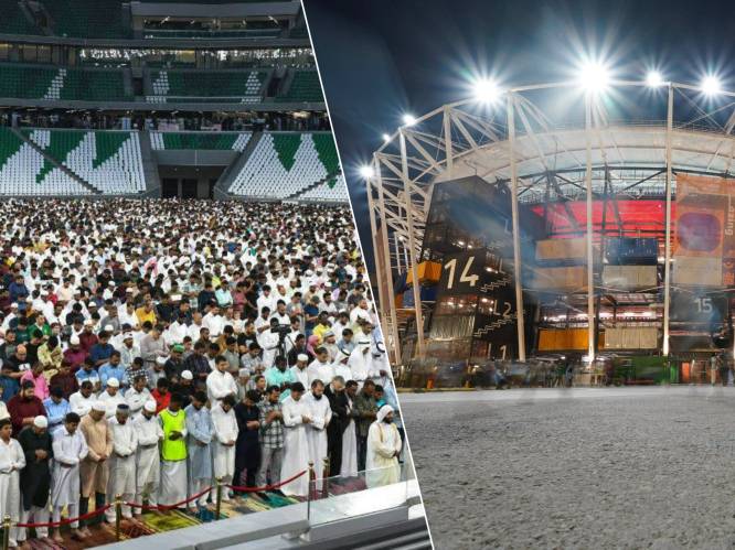 Het ene is een gebedshuis, het andere straks een shoppingcentrum: zo staat het één jaar na het WK met de stadions in Qatar