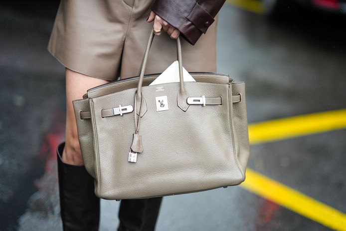 Een Birkin-tas van Hermès.