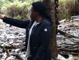 Oprah toont modderschade rond haar landgoed