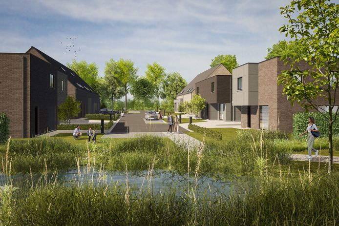 Het project is gelegen aan de vaart.